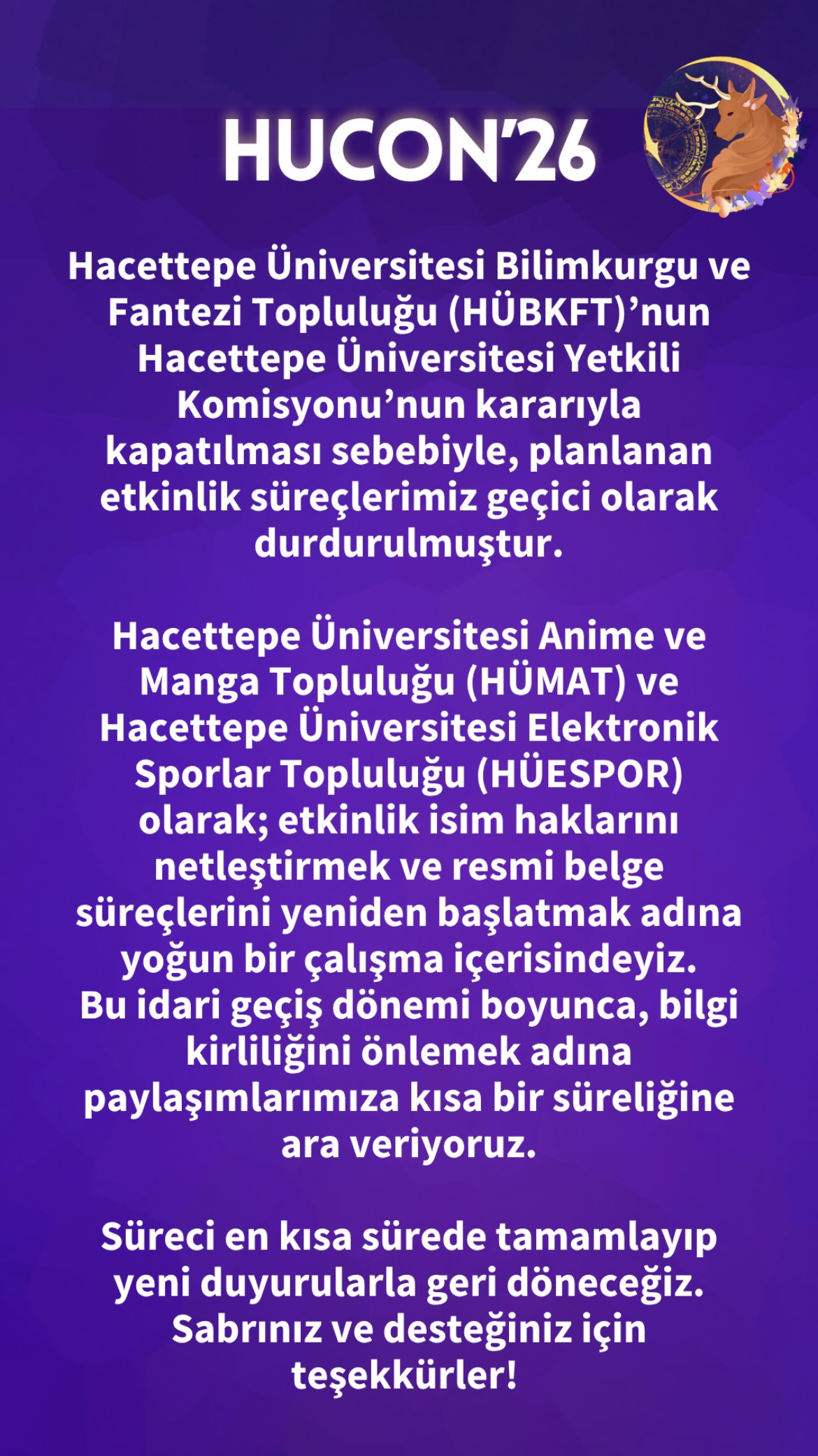 Welcome to HUCON'26